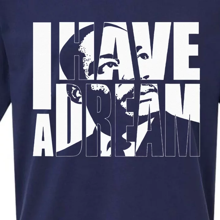 Martin Luther King Day I Have A Dream MLK Day Sueded Cloud Jersey T-Shirt