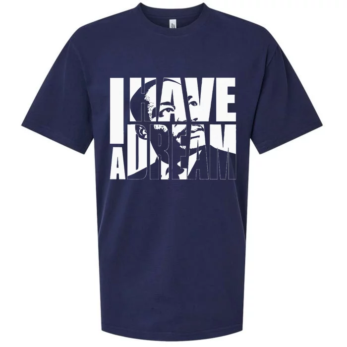 Martin Luther King Day I Have A Dream MLK Day Sueded Cloud Jersey T-Shirt