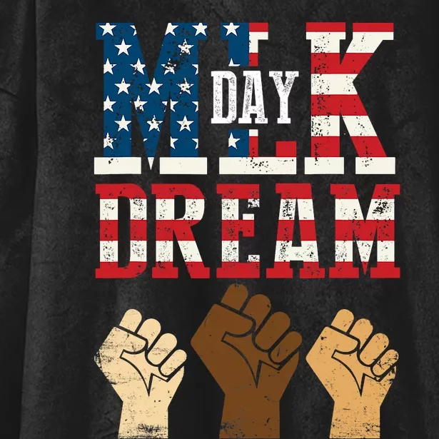 Martin Luther King Jr. MLK Dream Day Hooded Wearable Blanket