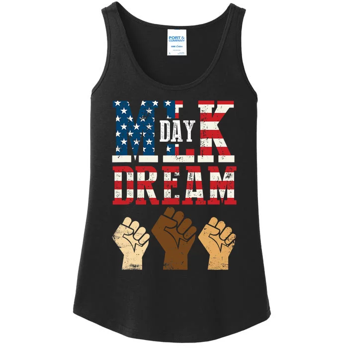 Martin Luther King Jr. MLK Dream Day Ladies Essential Tank