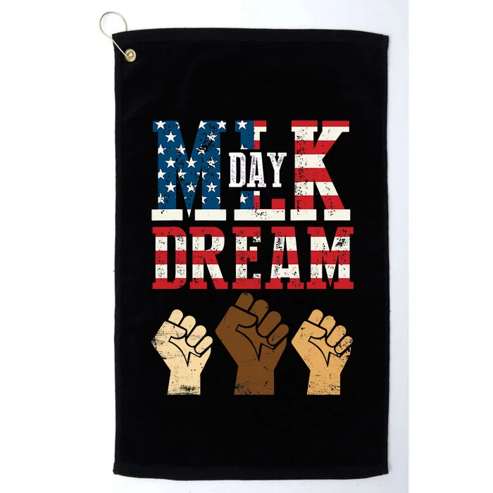 Martin Luther King Jr. MLK Dream Day Platinum Collection Golf Towel