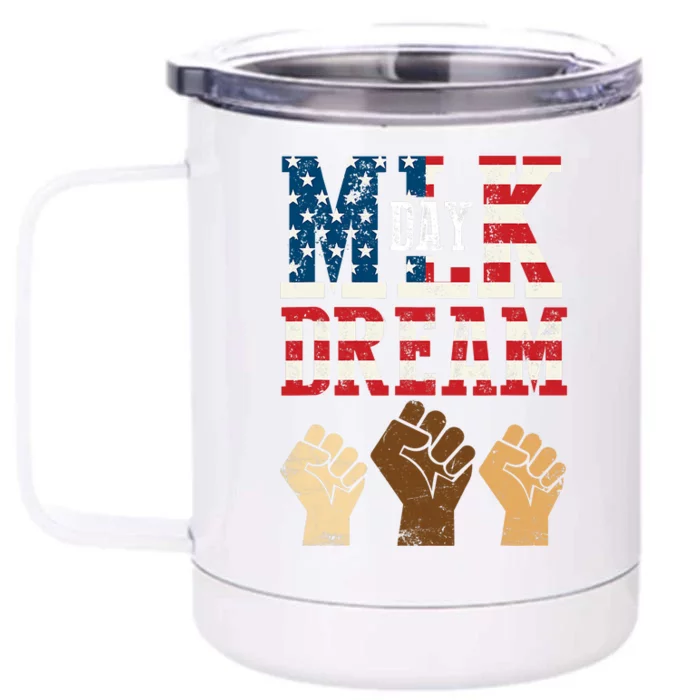 Martin Luther King Jr. MLK Dream Day Front & Back 12oz Stainless Steel Tumbler Cup