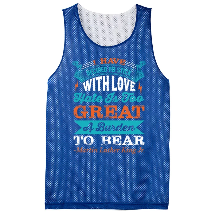 Martin Luther King Jr Funny Gift Mesh Reversible Basketball Jersey Tank