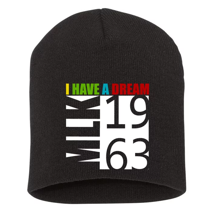 Martin Luther King Jr. I Have A Dream MLK Day Short Acrylic Beanie