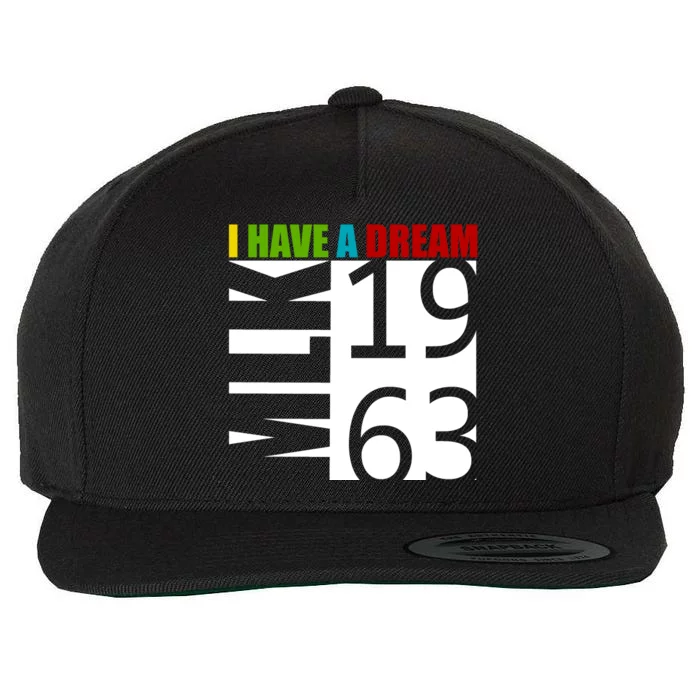 Martin Luther King Jr. I Have A Dream MLK Day Wool Snapback Cap