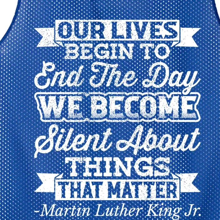 Martin Luther King Jr Gift Mesh Reversible Basketball Jersey Tank