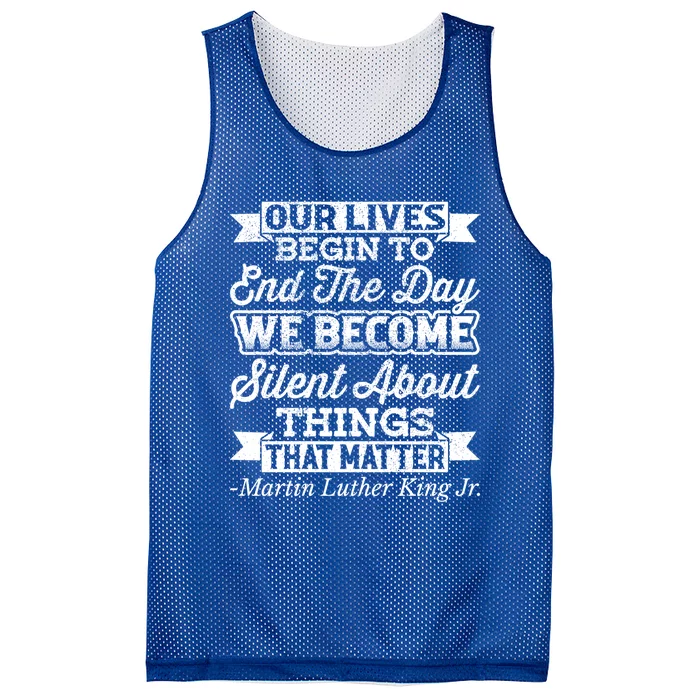 Martin Luther King Jr Gift Mesh Reversible Basketball Jersey Tank