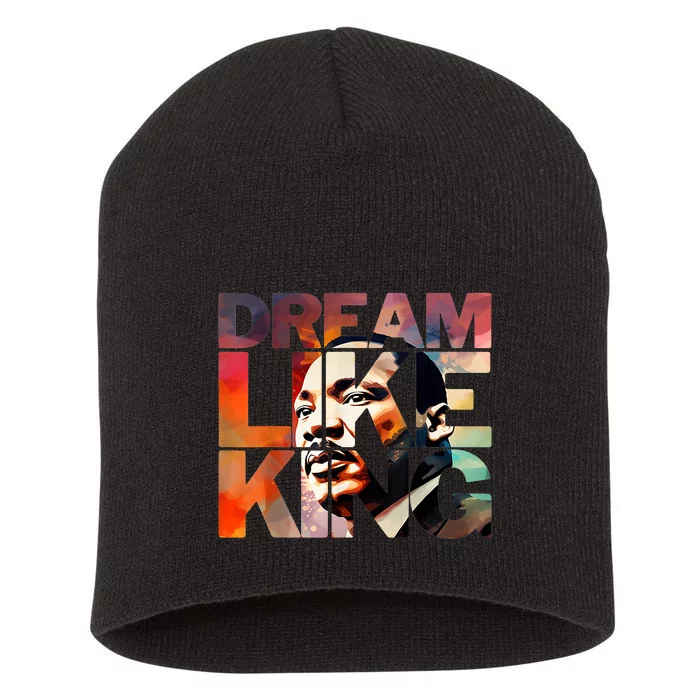 Martin Luther King Day Black History Month I Have A Dream Short Acrylic Beanie