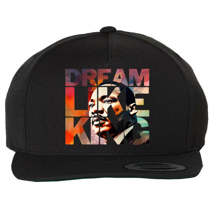 Martin Luther King Day Black History Month I Have A Dream Wool Snapback Cap