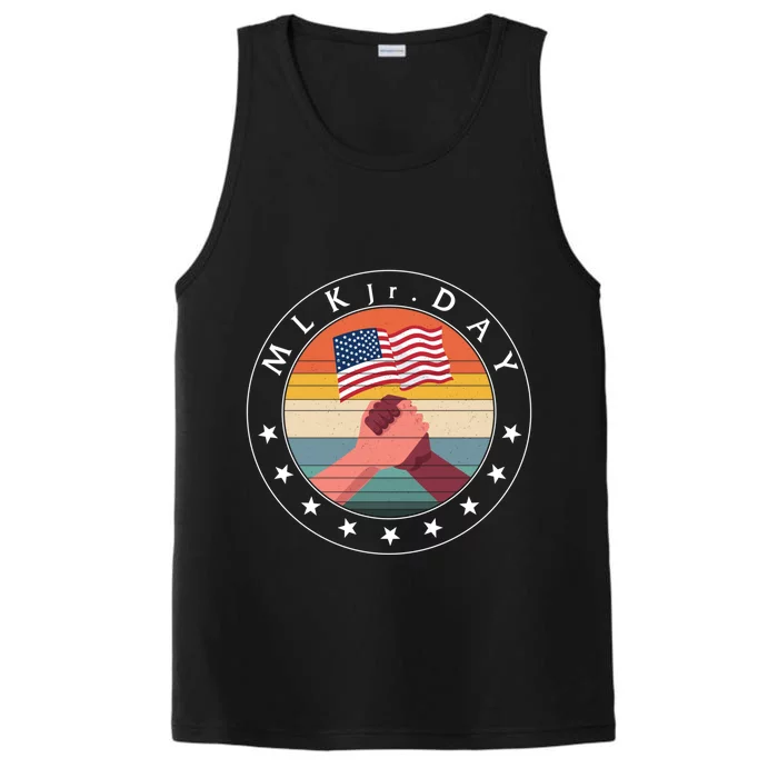 Martin Luther King Mlk Jr Day Black History Month Equality Gift Performance Tank