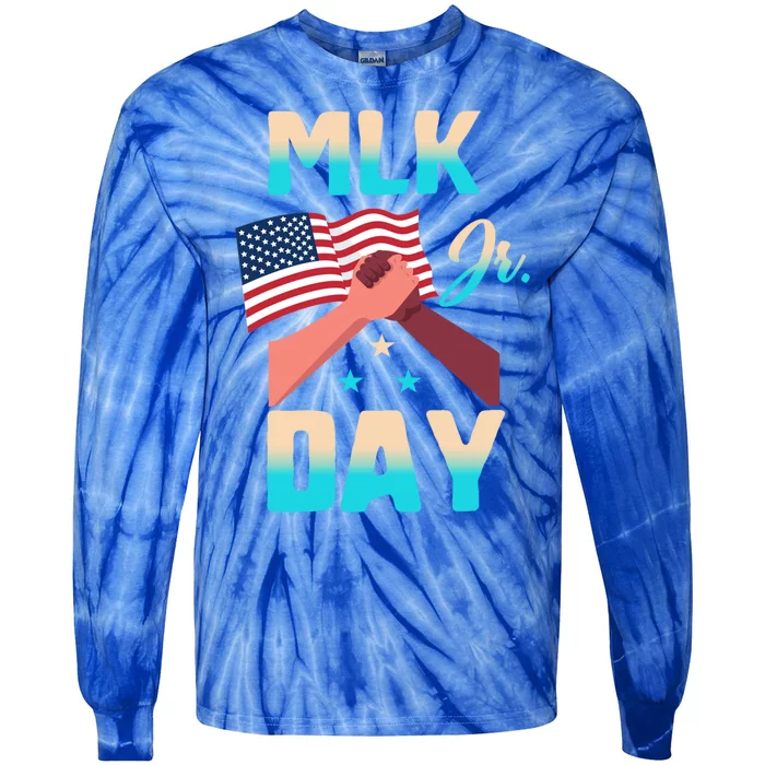 Martin Luther King Mlk Jr Day Black History Month Equality Great Gift Tie-Dye Long Sleeve Shirt