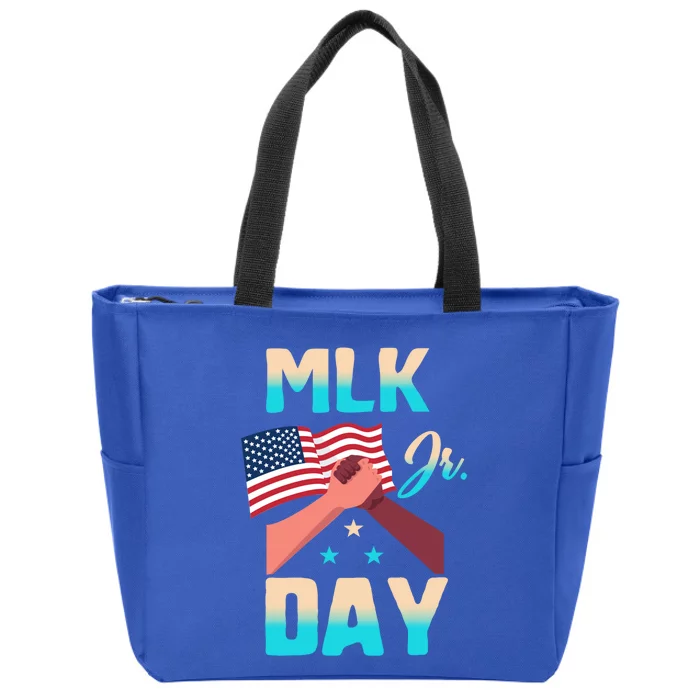 Martin Luther King Mlk Jr Day Black History Month Equality Great Gift Zip Tote Bag