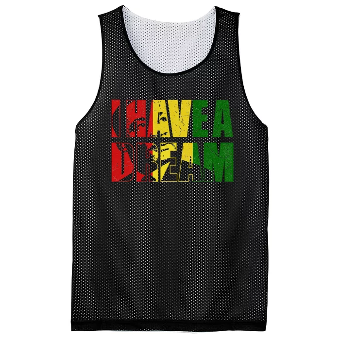 Martin Luther King Day I Have A Dream Mlk Day Mesh Reversible Basketball Jersey Tank