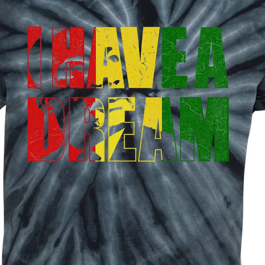 Martin Luther King Day I Have A Dream Mlk Day Kids Tie-Dye T-Shirt