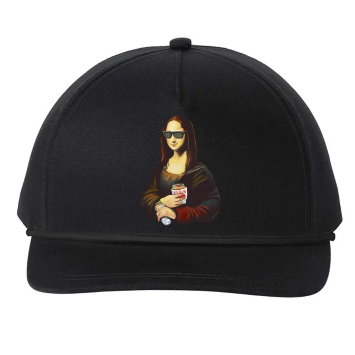 Mona Lisa Kebab Snapback Five-Panel Rope Hat