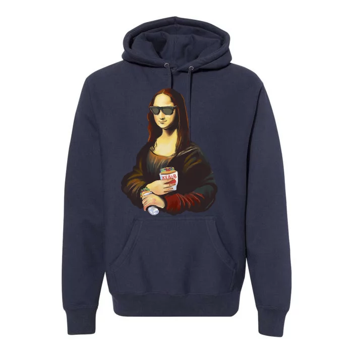 Mona Lisa Kebab Premium Hoodie