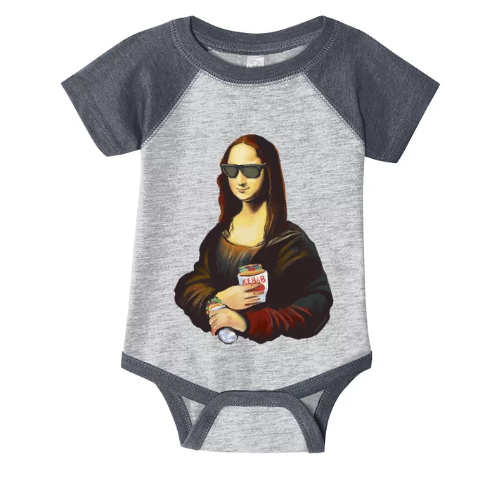 Mona Lisa Kebab Infant Baby Jersey Bodysuit