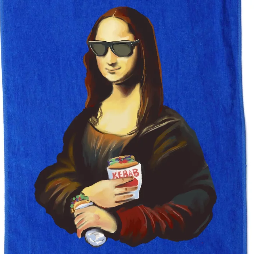 Mona Lisa Kebab Platinum Collection Golf Towel