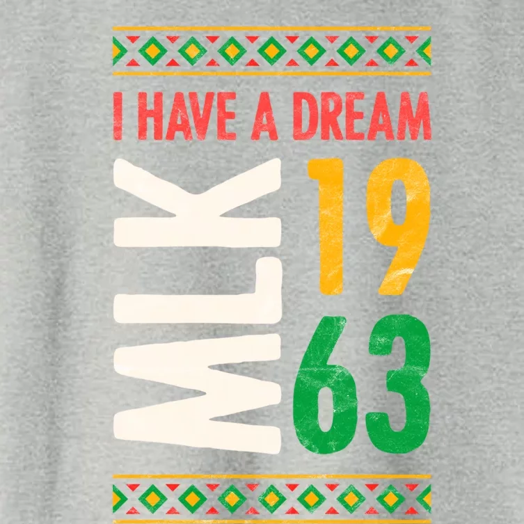 Martin Luther King Day Black History Mlk Day I Have A Dream Gift Women's Crop Top Tee