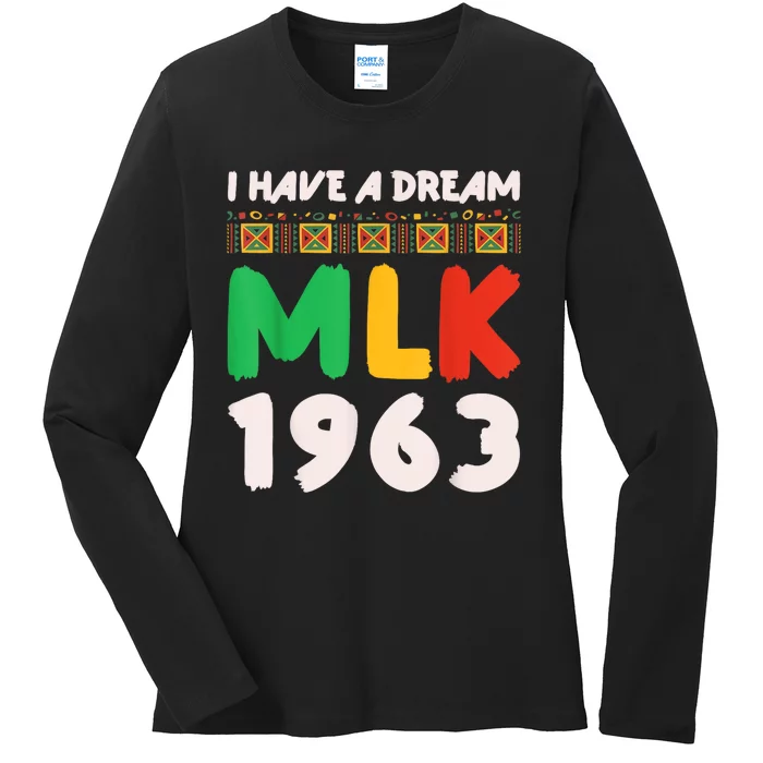 Martin Luther King Jr Mlk Day Black History Ladies Long Sleeve Shirt