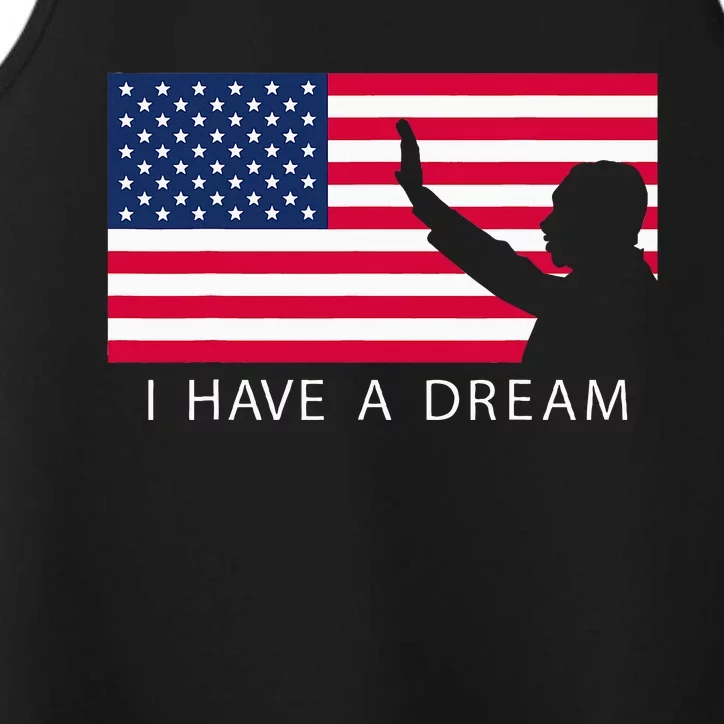 Martin Luther King Day I Have A Dream Performance Tank