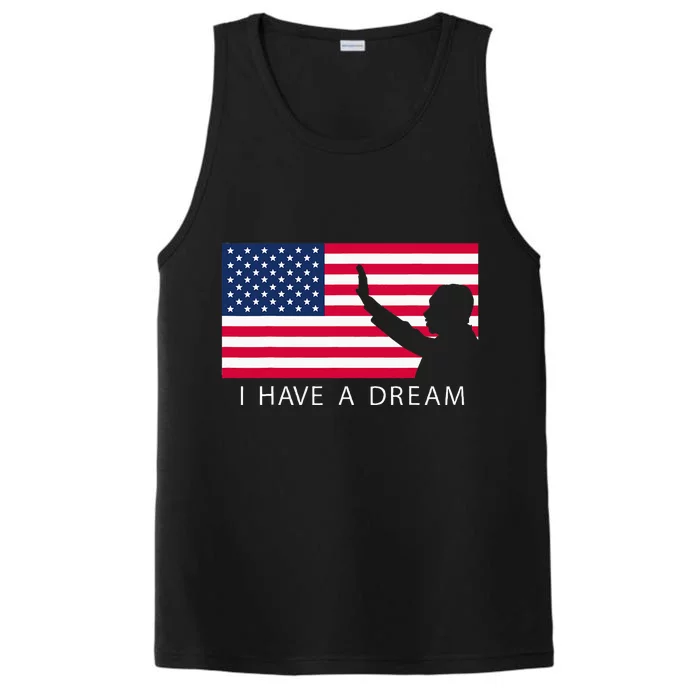 Martin Luther King Day I Have A Dream Performance Tank