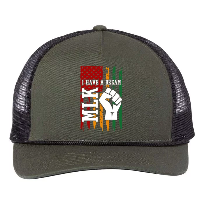 Martin Luther King I Have A Dream African American Retro Rope Trucker Hat Cap