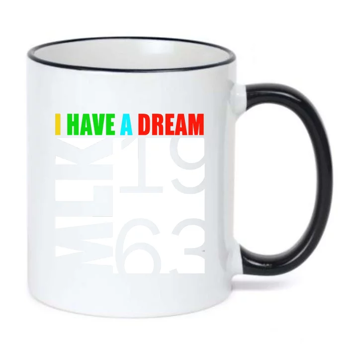 Martin Luther King Jr. Day I Have A Dream MLK Day Black Color Changing Mug