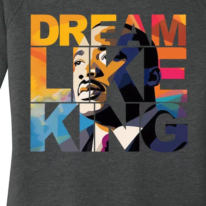 Martin Luther King Day Black History Month I Have A Dream Women's Perfect Tri Tunic Long Sleeve Shirt