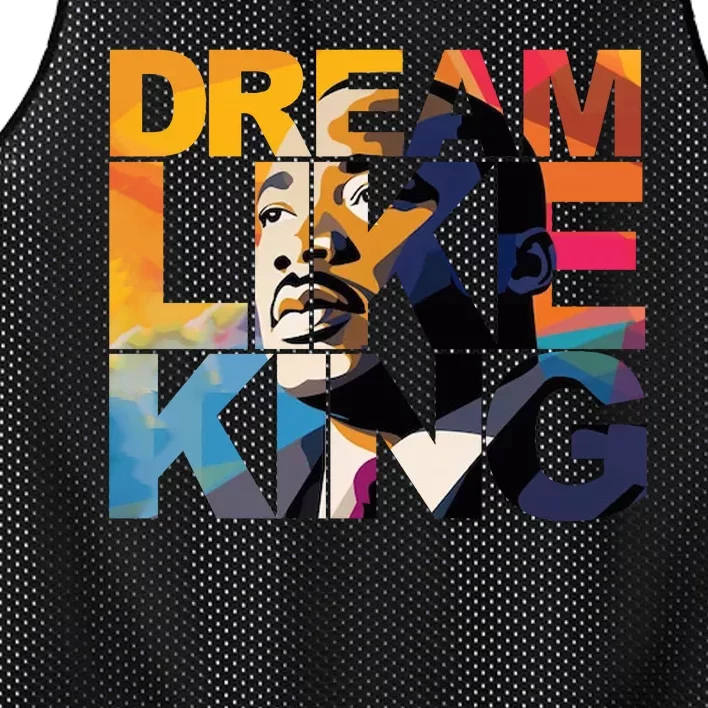 Martin Luther King Day Black History Month I Have A Dream Mesh Reversible Basketball Jersey Tank