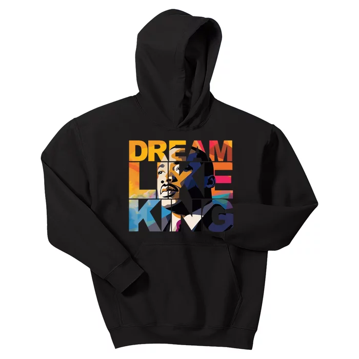 Martin Luther King Day Black History Month I Have A Dream Kids Hoodie