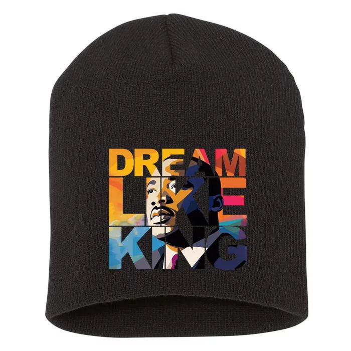 Martin Luther King Day Black History Month I Have A Dream Short Acrylic Beanie