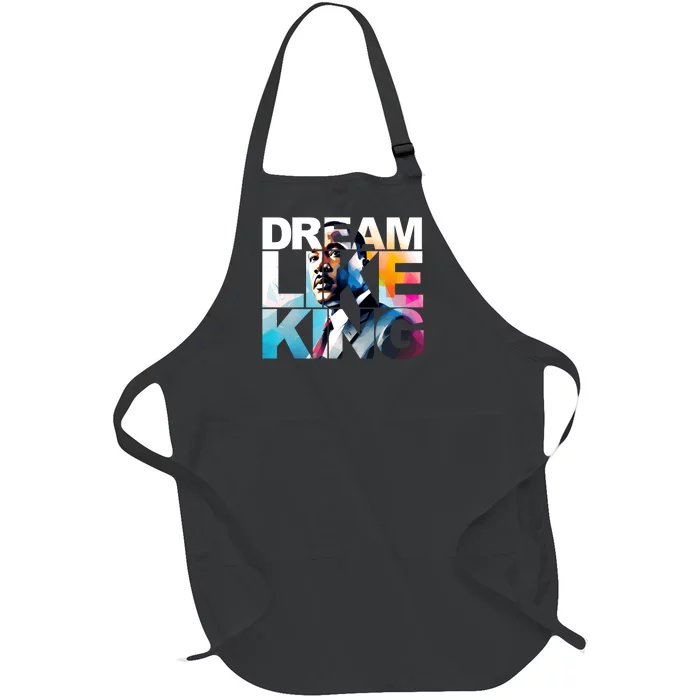 Martin Luther King Day Mlk I Have A Dream Full-Length Apron With Pocket