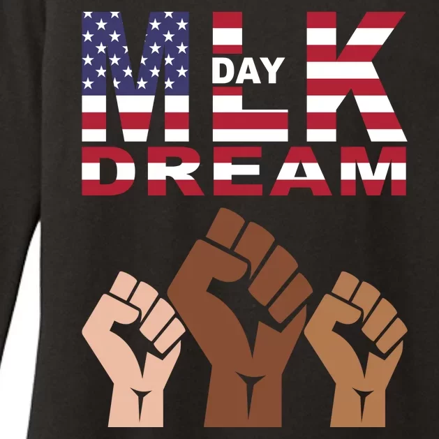 Martin Luther King Jr. Day Dream Mlk Black History Womens CVC Long Sleeve Shirt