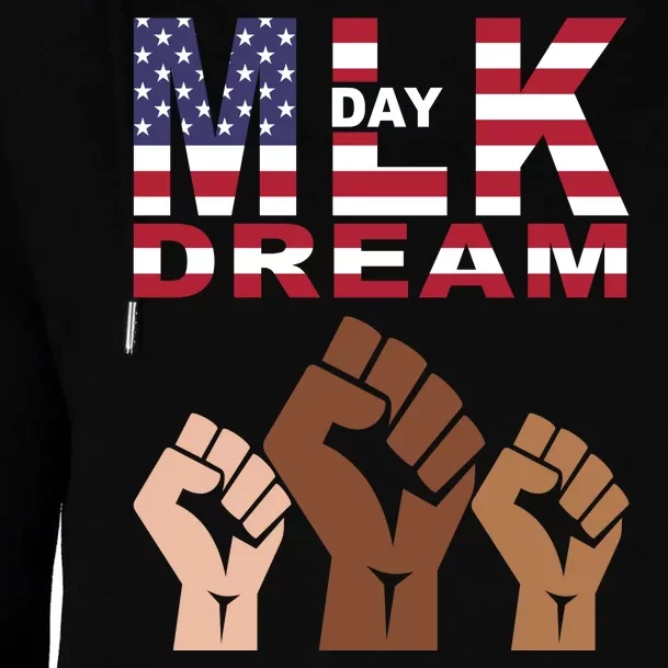 Martin Luther King Jr. Day Dream Mlk Black History Womens Funnel Neck Pullover Hood