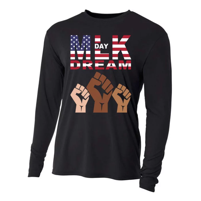 Martin Luther King Jr. Day Dream Mlk Black History Cooling Performance Long Sleeve Crew