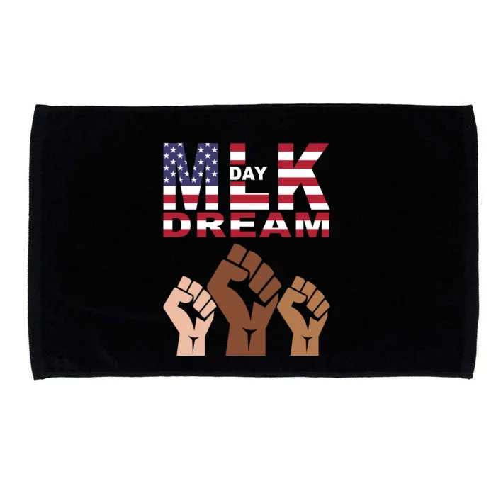 Martin Luther King Jr. Day Dream Mlk Black History Microfiber Hand Towel