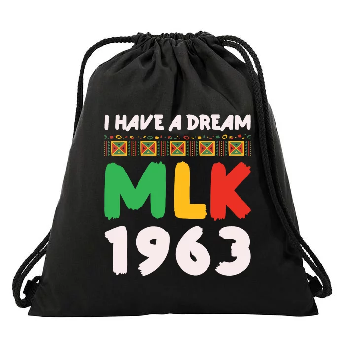 Martin Luther King Jr Mlk Day Black History Drawstring Bag