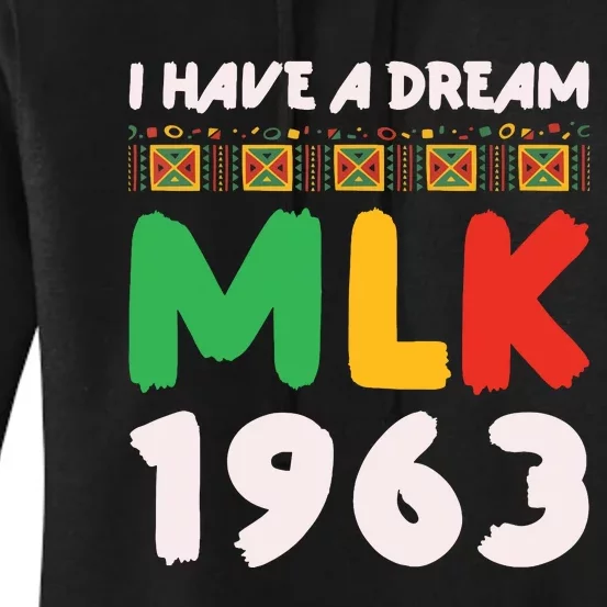 Martin Luther King Jr Mlk Day Black History Women's Pullover Hoodie