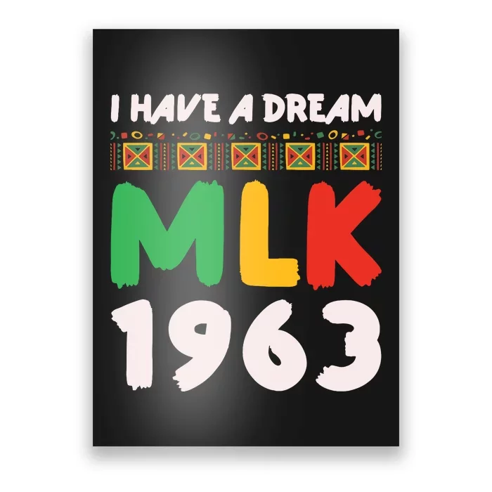 Martin Luther King Jr Mlk Day Black History Poster