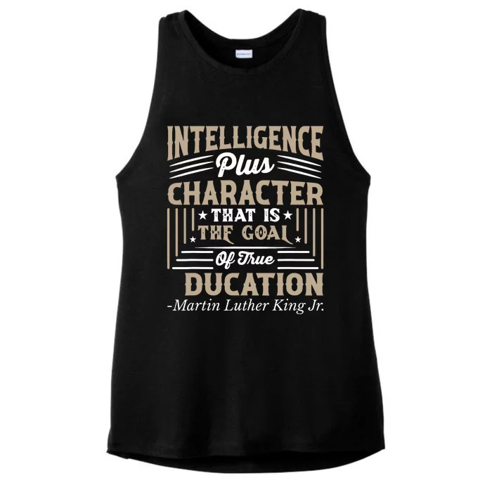 Martin Luther King Jr Ladies Tri-Blend Wicking Tank