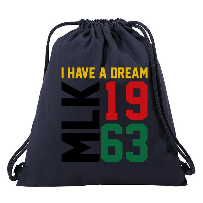 Martin Luther King Day I Have A Dream Black History Mlk Day Gift Drawstring Bag