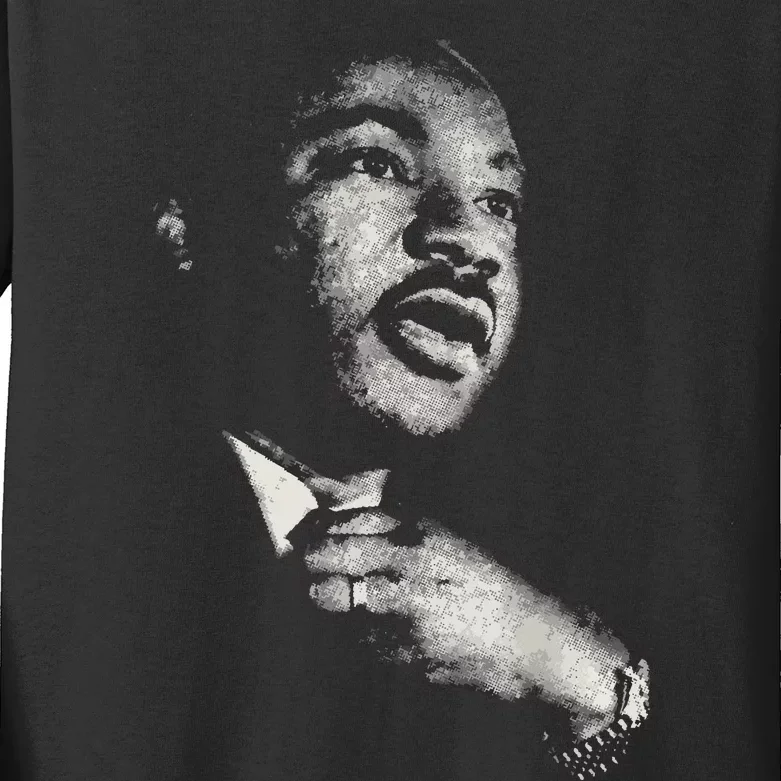 Martin Luther King Mlk Day Black History Month Kids Long Sleeve Shirt