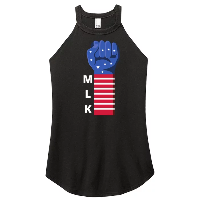 Martin Luther King USA Strong Women’s Perfect Tri Rocker Tank