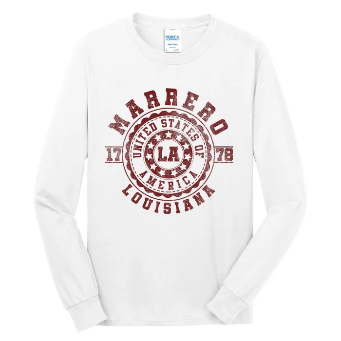 Marrero La Louisiana Vintage City Apparels Tall Long Sleeve T-Shirt