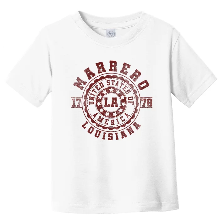 Marrero La Louisiana Vintage City Apparels Toddler T-Shirt