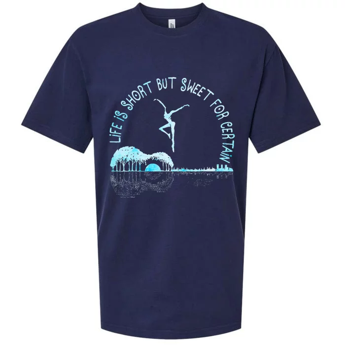 Music Lover Life Is Short But Sweet For Certain Sueded Cloud Jersey T-Shirt