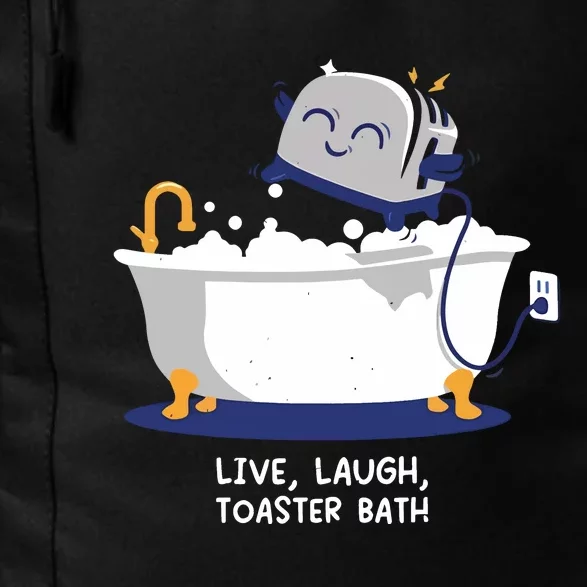 Mandatoryfunday Live Laugh Toaster Bath Daily Commute Backpack