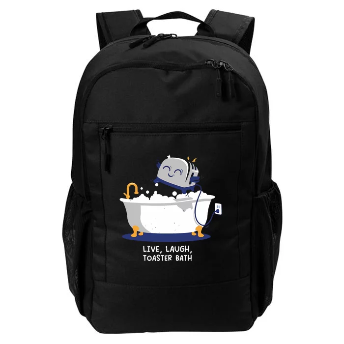 Mandatoryfunday Live Laugh Toaster Bath Daily Commute Backpack