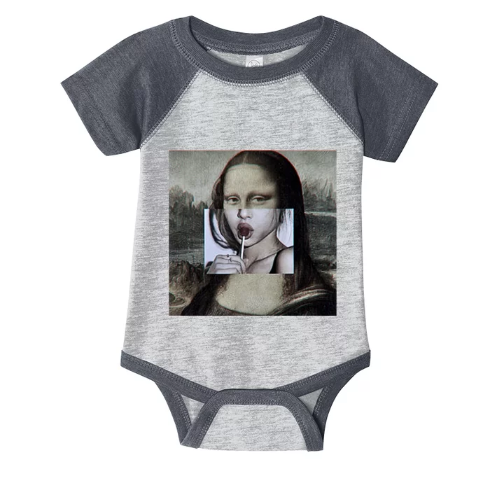 Mona Lisa Lollipop Infant Baby Jersey Bodysuit